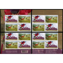 canada stamp 2106a biosphere reserves 2005 PB SET