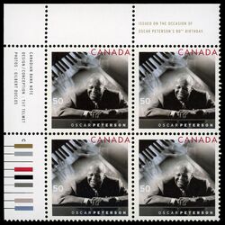 canada stamp 2118 oscar peterson 1925 2007 and keyboard 50 2005 PB UL