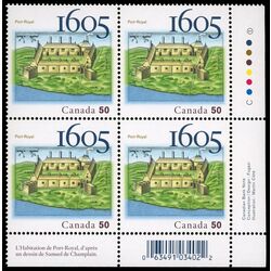 canada stamp 2115i samuel de champlain s drawing of settlement 50 2005 PB LR