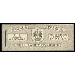 canada stamp bk booklets bk43a king george vi 1950