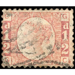 great britain stamp 58 queen victoria p 1870 U F 017