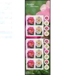 canada stamp 3489a peonies 2025