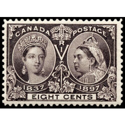 canada stamp 56 queen victoria diamond jubilee 8 1897 M VF 088