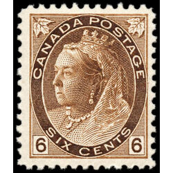 canada stamp 80 queen victoria 6 1898 M VFNH 039