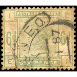 great britain stamp 105 queen victoria 6p 1884 U VF 019