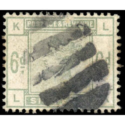 great britain stamp 105 queen victoria 6p 1884 U VG 020