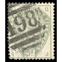 great britain stamp 104 queen victoria 5p 1884 U DEF 009