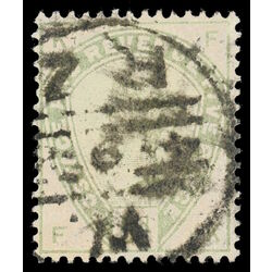 great britain stamp 104 queen victoria 5p 1884 U F 011