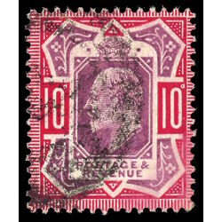 great britain stamp 137 king edward vii 1902 U F 011