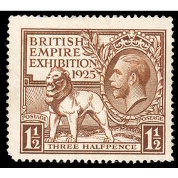 great britain stamp 204 king george v and british lion 1925