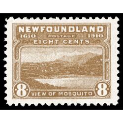 newfoundland stamp 93 view of mosquito 8 1910 M XF 011