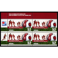 canada stamp 2220 soccer players and ball 52 2007 PB UL
