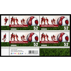 canada stamp 2220 soccer players and ball 52 2007 PB LL