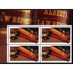 canada stamp 2228 law society of alberta books gavel photo of james muir 52 2007 PB UL