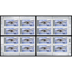 canada stamp 2317 silver dart s maiden flight p 2009 PB SET