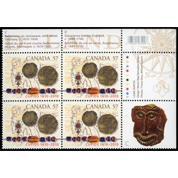canada stamp 2403 map artifacts coins beades 57 2010 PB UR