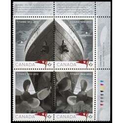 canada stamp 2534a titanic 2012 PB UR