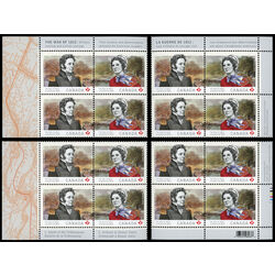 canada stamp 2651a the war of 1812 2013 PB SET