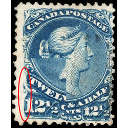 canada stamp 28ii queen victoria 12 1868 U F 008