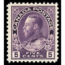 canada stamp 112i king george v 5 1922 M VFNH 002