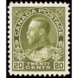 canada stamp 119iv king george v 20 1925 M XF 007