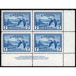 canada stamp c air mail c9 canada geese near sudbury on 7 1946 PB LR %232