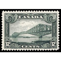 canada stamp 156 quebec bridge 12 1929 M VF 016