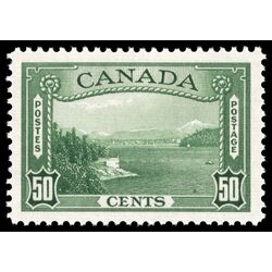 canada stamp 244 vancouver harbour 50 1938 M XFNH 014