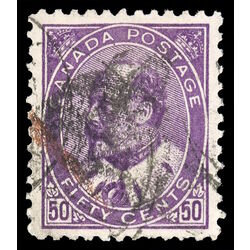 canada stamp 95 edward vii 50 1908 U VF 064