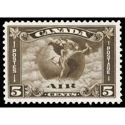canada stamp c air mail c2 mercury with scroll in hand 5 1930 M VFNH 023