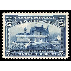 canada stamp 99 champlain s habitation 5 1908 M VF 077