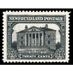 newfoundland stamp 171 colonial building st john s 20 1930 M VF 008