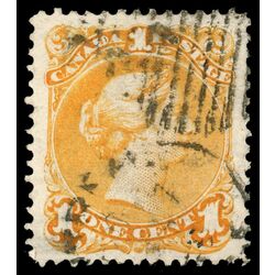 canada stamp 23i queen victoria 1 1869 U VF 007
