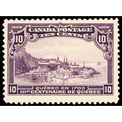 canada stamp 101 quebec in 1700 10 1908 M F VF 061