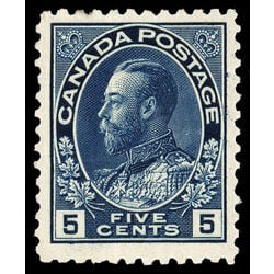 canada stamp 111a king george v 5 1912 M VF 006