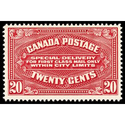 canada stamp e special delivery e2 special delivery stamps 20 1922 M F VFNH 027