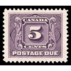 canada stamp j postage due j4 first postage due issue 5 1906 M XF 005