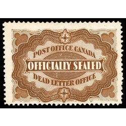 canada stamp o official ox1 officially sealed 1879 M F VFNG 011