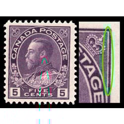 canada stamp 112c king george v 5 1925 M VFNH 004