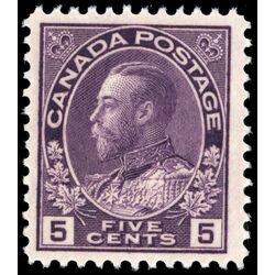 canada stamp 112c king george v 5 1925 M VFNH 004