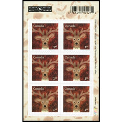 canada stamp bk booklets bk778 reindeer 2021