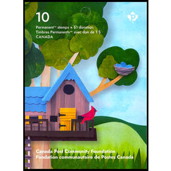 canada stamp bk booklets bk796 canada post community foundation 2022