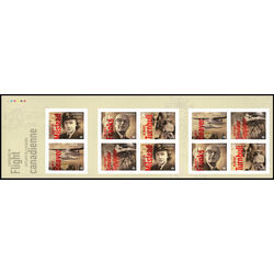 canada stamp bk booklets bk800 canadians in flight 2022
