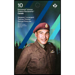 canada stamp bk booklets bk801 tommy prince 1915 1977 2022