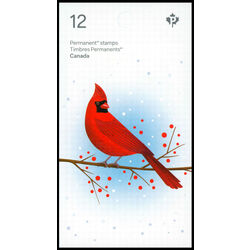 canada stamp bk booklets bk803 cardinal 2022