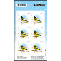 canada stamp bk booklets bk805 grosbeak 2022