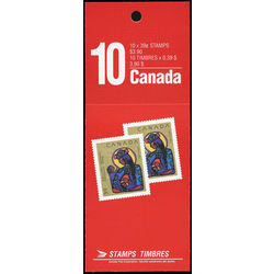 canada stamp bk booklets bk120 virgin mary with christ child 1990