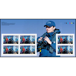 canada stamp bk booklets bk814 rcmp 150th anniversary 2023