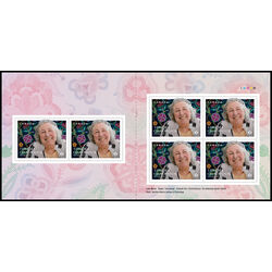 canada stamp bk booklets bk815 thelma chalifoux 2023