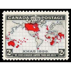 canada stamp 85 imperial penny postage christmas 2 1898 M VFNH 051